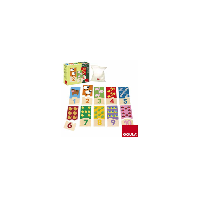 Puzle goula infantil duo 1-10