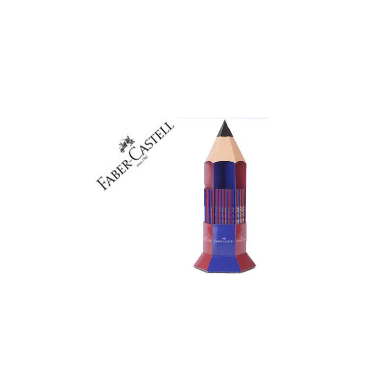 Lapices de grafito faber ecolapiz janus 2160 bicolor expositor 120 unidades