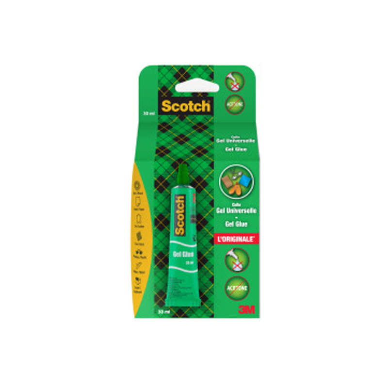 Pegamento scotch gel universal multiuso tubo de 30 gr