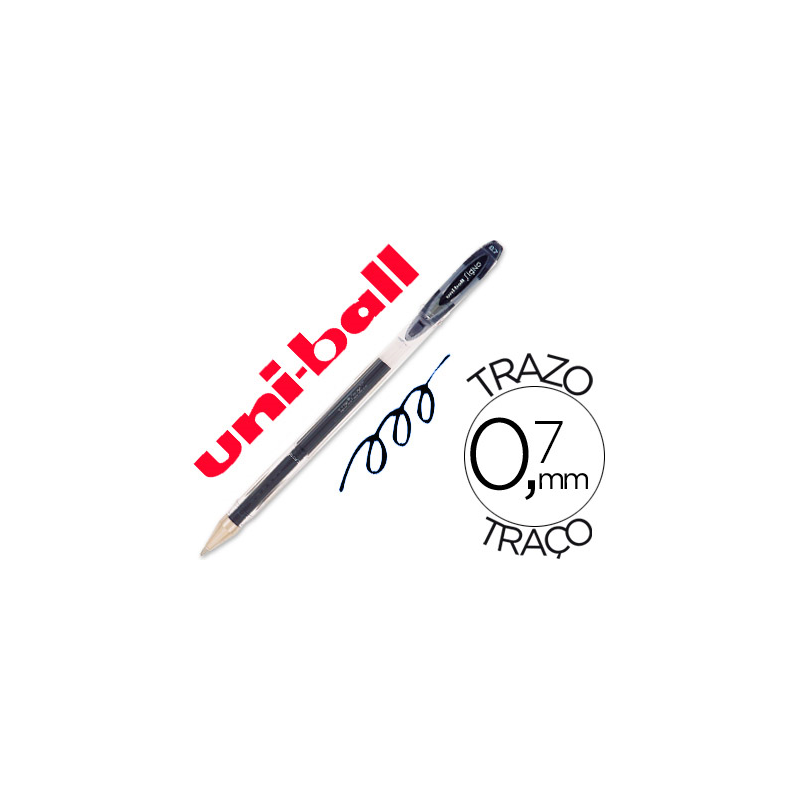 Boligrafo uni-ball roller um-120 signo 0,7 mm tinta gel color negro