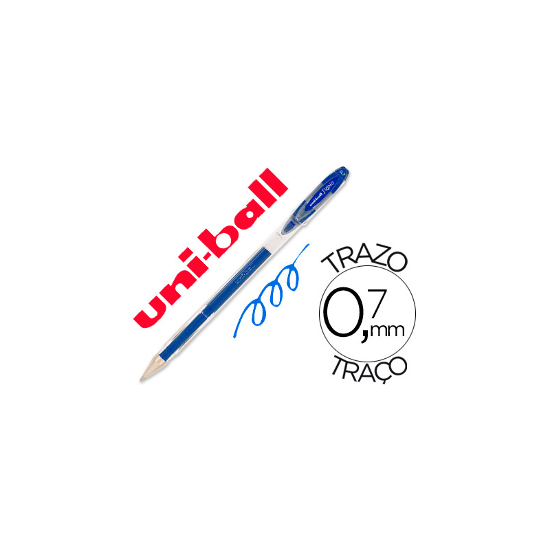 Boligrafo uni-ball roller um-120 signo 0,7 mm tinta gel color azul