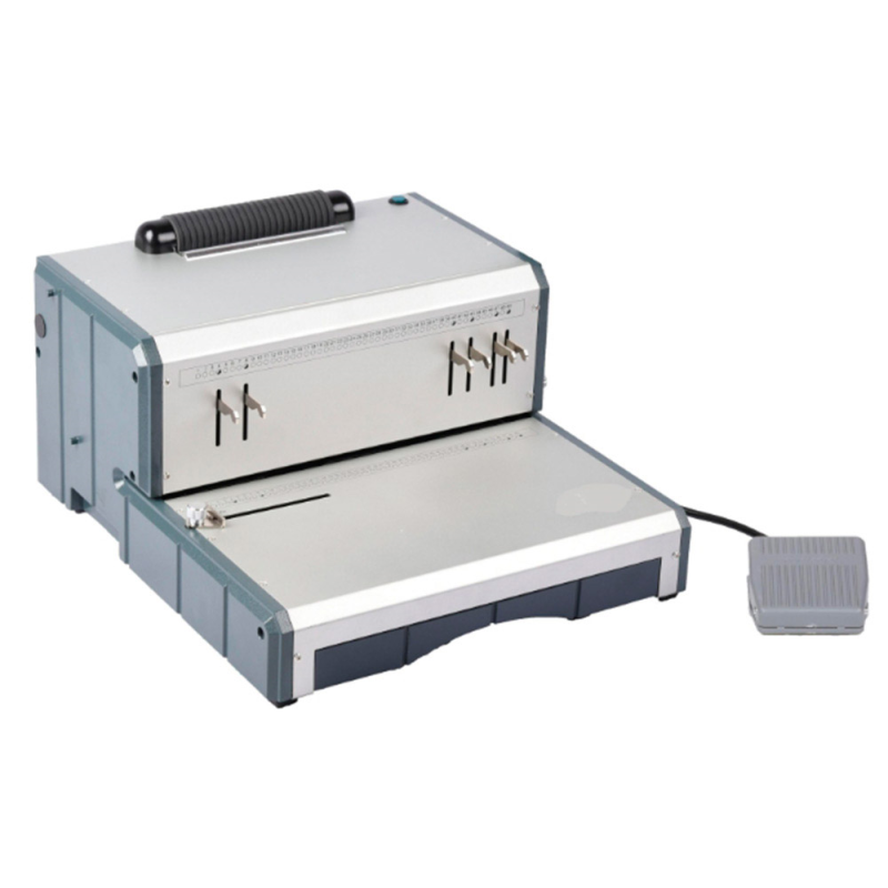 Encuadernadora electrica p164 yosan 5:1 paso 64 perfora 25 hojas tamaño a4 encuaderna hasta 50 mm. con insertador