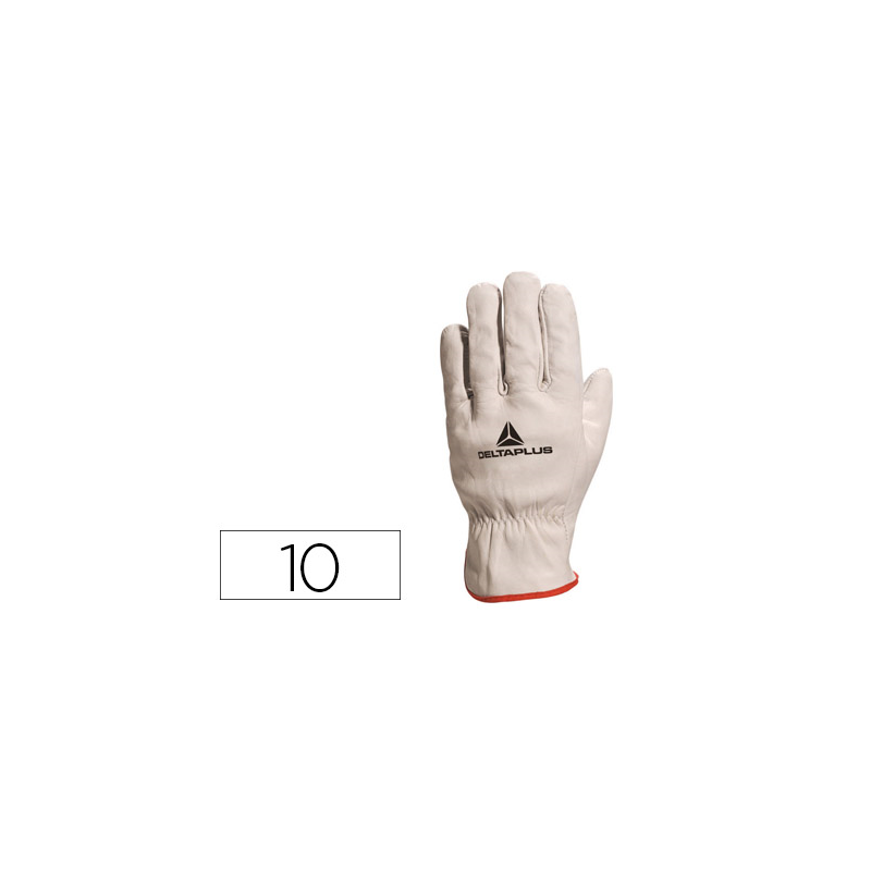 Guantes deltaplus piel vacuno especial para todo tipo de trabajos el mas vendido del mercado talla 10
