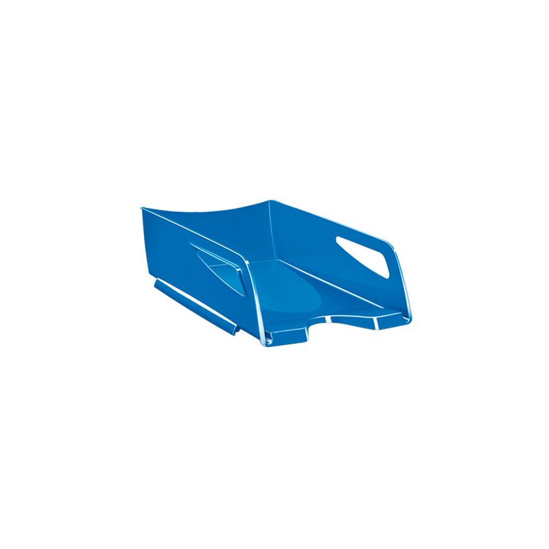 Bandeja sobremesa cep maxi de gran capacidad plastico azul 386x270x115 mm