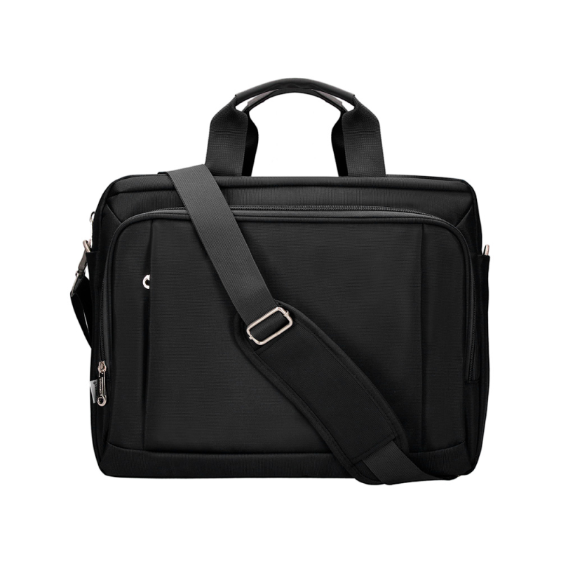 Maletin para portatil q-connect 15,5/' negro 1 asa 1 bolsillo exterior medidas 390x310x120mm