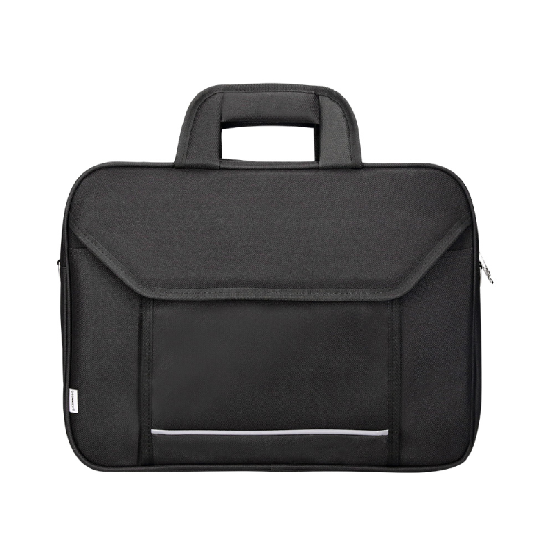 Maletin para portatil q-connect 15,4/' negro 1 asa 2 bolsillos exteriores medidas 390x290x90 mm