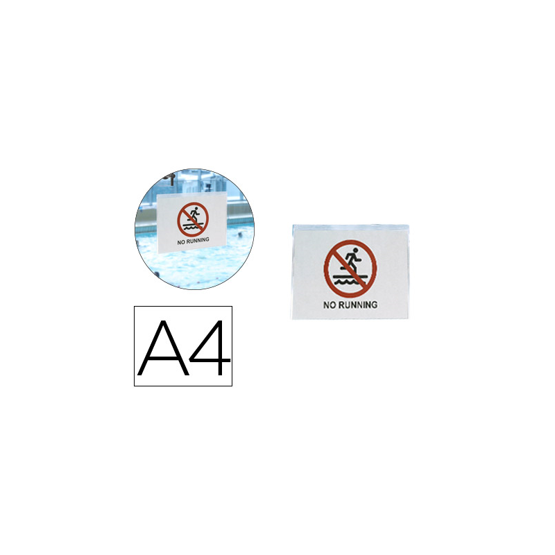 Funda autoadhesiva djois resistente al agua din a4 pack de 10 unidades