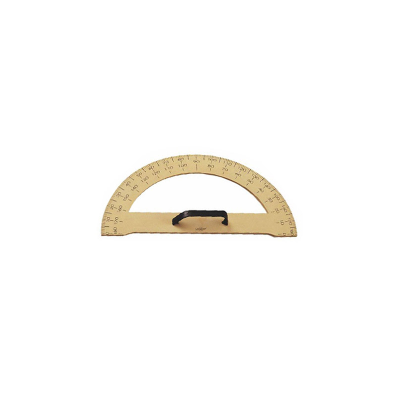 Semicirculo para encerado faibo plastico imitacion madera 33,4 cm