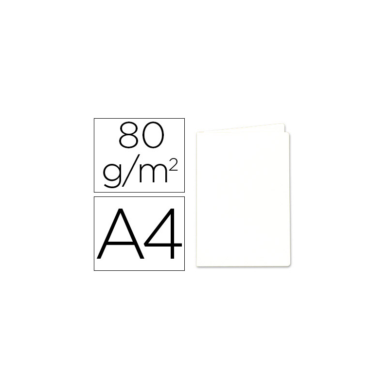 Subcarpeta papel exacompta din a4 blanca 80 gr