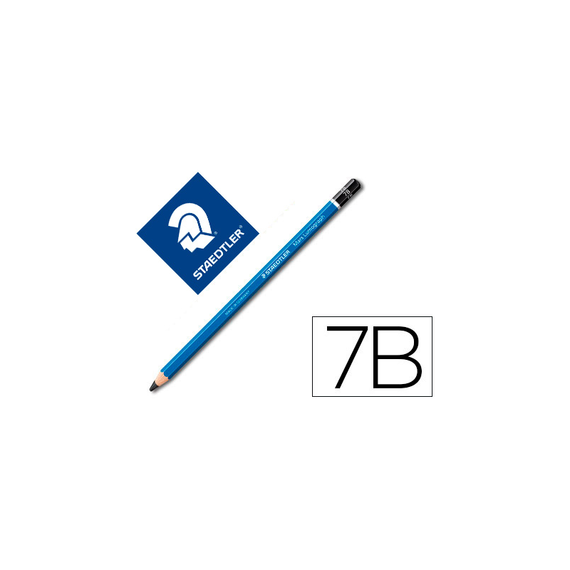 Lapices de grafito staedtler mars lumograph 100 7b unidad