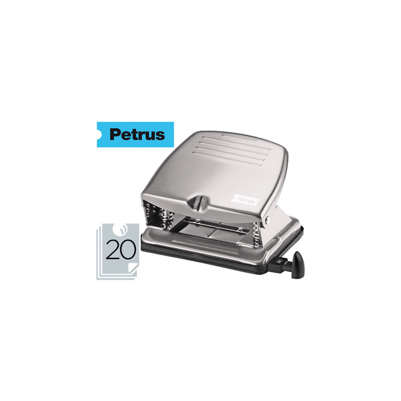 Taladrador petrus 65 c cromado capacidad 20 hojas