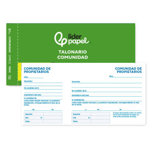 Talonario liderpapel...