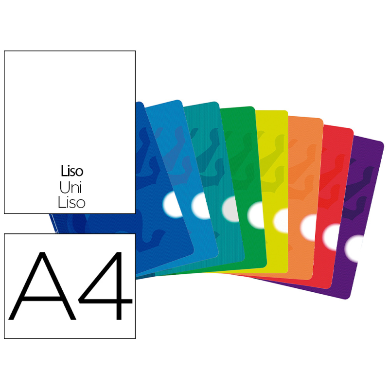 Libreta escolar oxford tapa flexible optik paper openflex 48 hojas din a4 liso colores surtidos