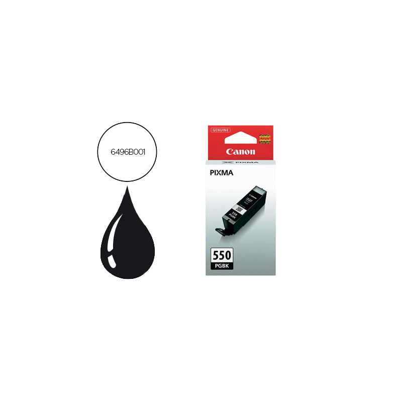 Ink-jet canon pgi-550 pixma mg 5450 / ip7250 / mg6350 negro 15 ml