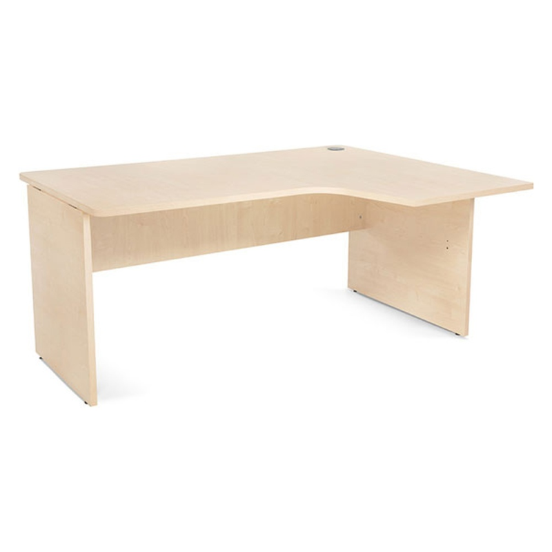 Mesa rocada serie work 160x120 cm derecha acabado aa01 haya/haya