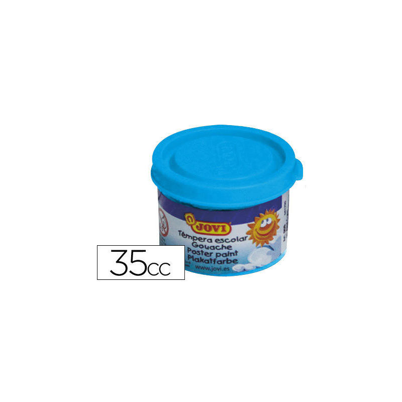 Tempera jovi 35 ml azul cyan