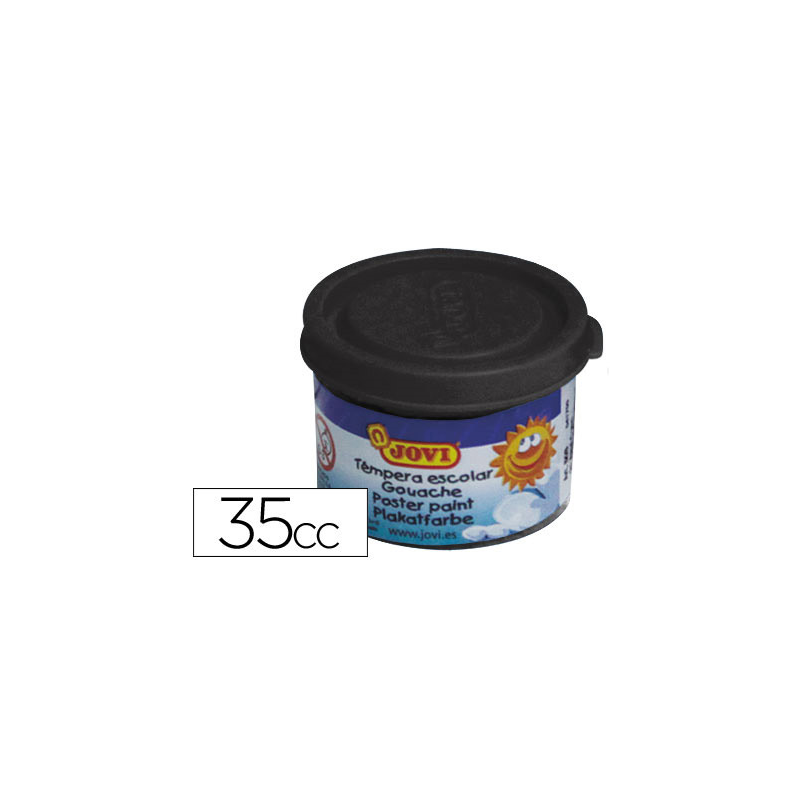 Tempera jovi 35 ml negro