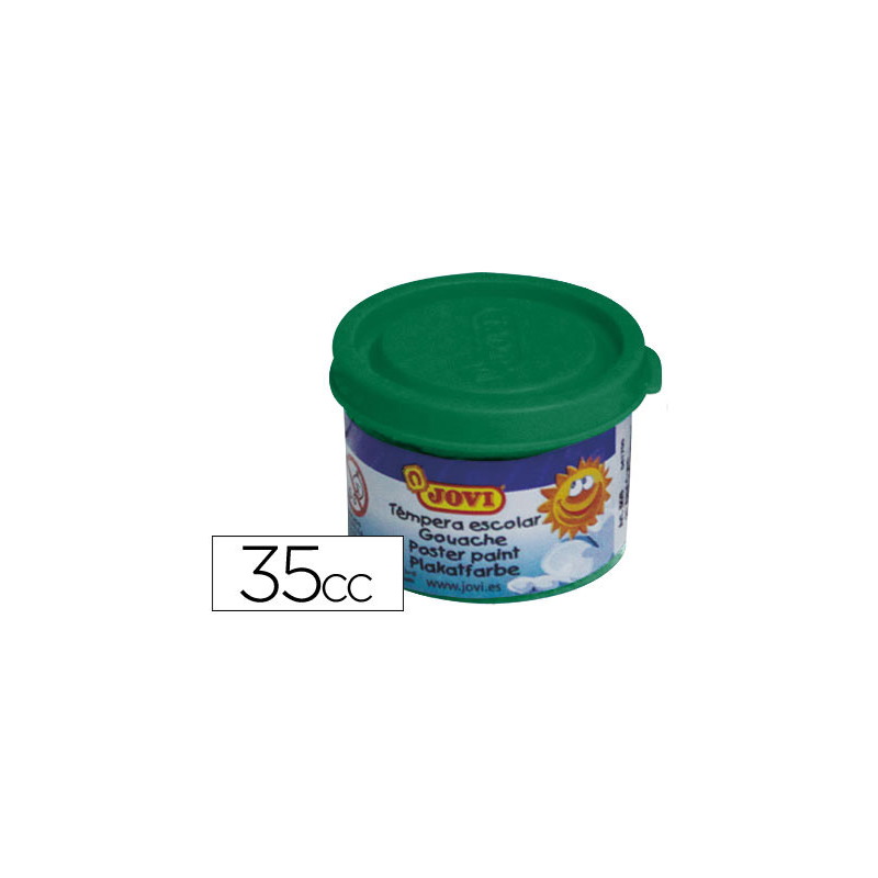 Tempera jovi 35 ml verde oscuro
