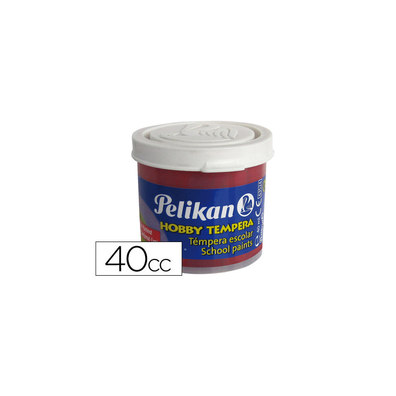 Tempera hobby 40 cc carmin -n.34