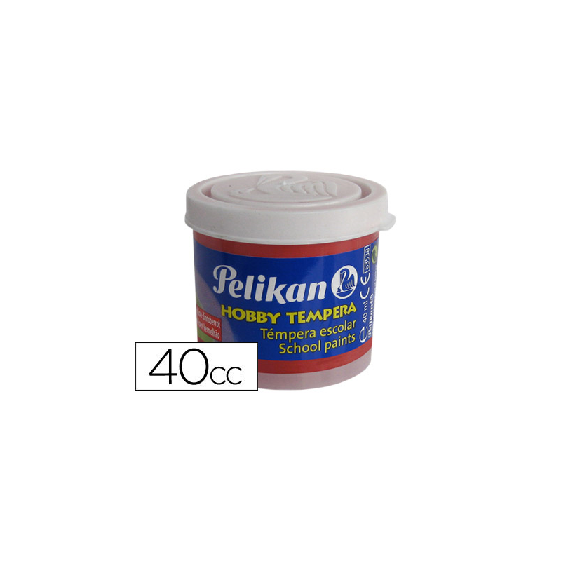 Tempera hobby 40 cc bermellon -n.58