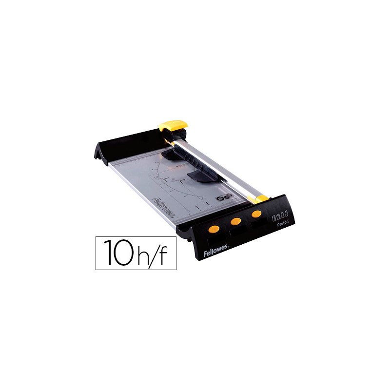 Cizalla fellowes neutron plus a4 de rodillo hasta 10 hojas 80 gr