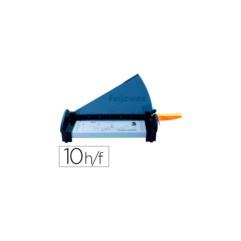 Cizalla fellowes fusion a4 de palanca hasta 10 hojas 80 gr