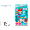 Pegatinas imaginovo sirenas magic dreams con relieve 210x130 mm en blister
