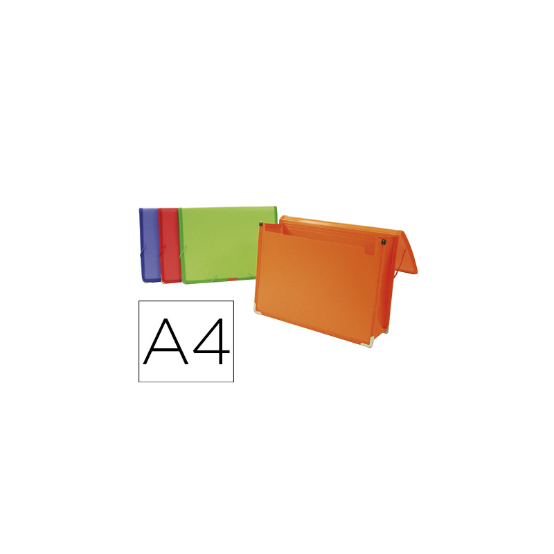 Carpeta liderpapel portadocumentos polipropileno din a4 colores surtidos