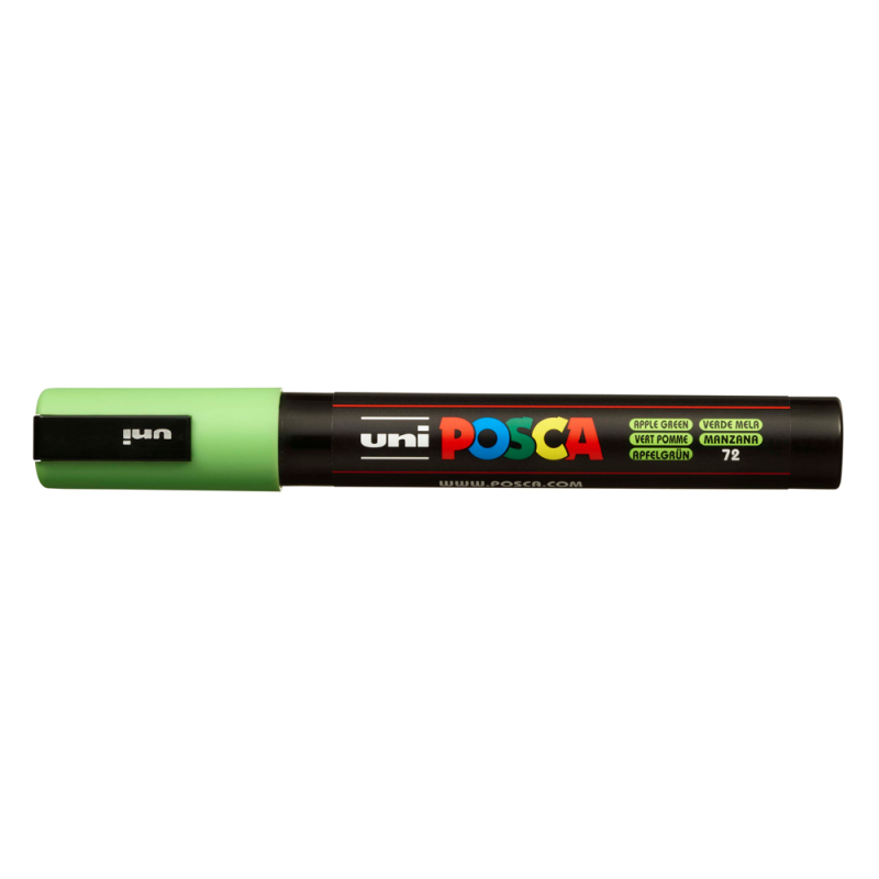 Rotulador uni posca 1,8 - 2,5mm pc-5m verde manzana