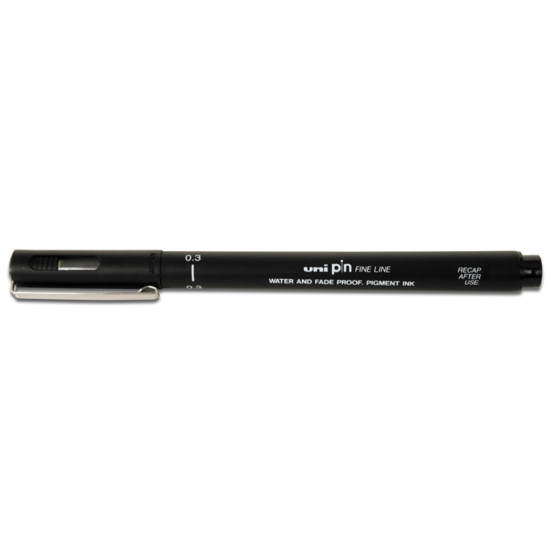 Rotulador uni pin calibrado pin03-200(s) negro