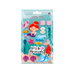 Pegatinas imaginovo sirenas magic dreams con relieve 210x130 mm en blister