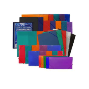 Carpeta gomas office box...