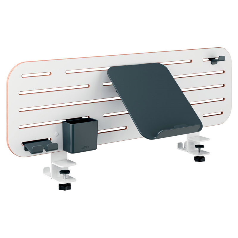Organizador escritorio leitz ergo anclaje con soporte para portatil 800x250 mm