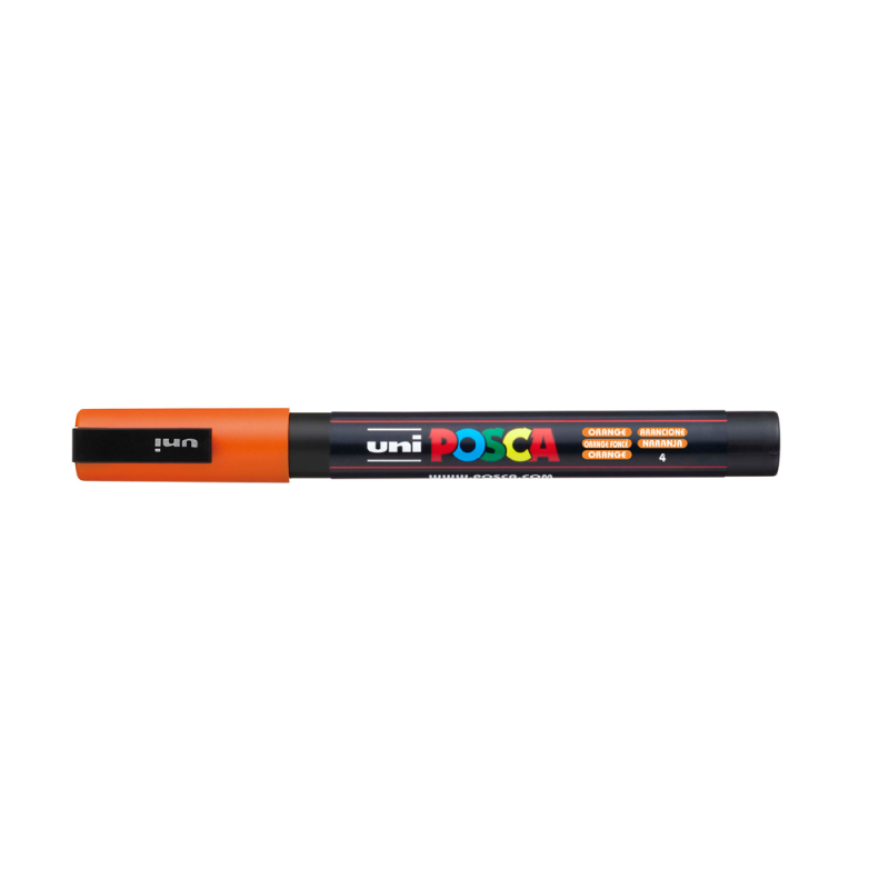 Rotulador uni posca pc-3m naranja