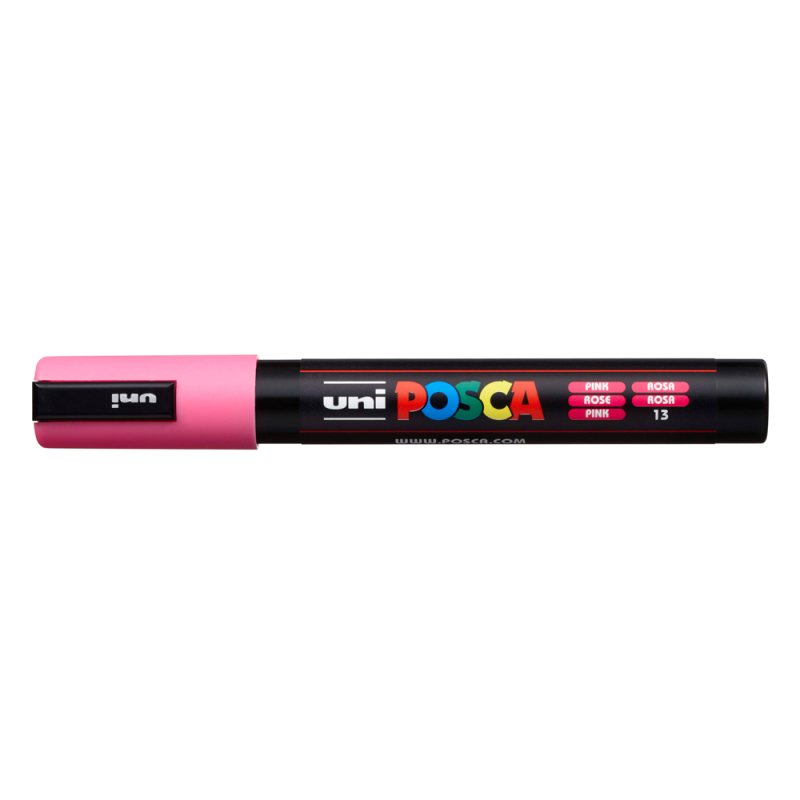Rotulador uni posca pc-5m rosa