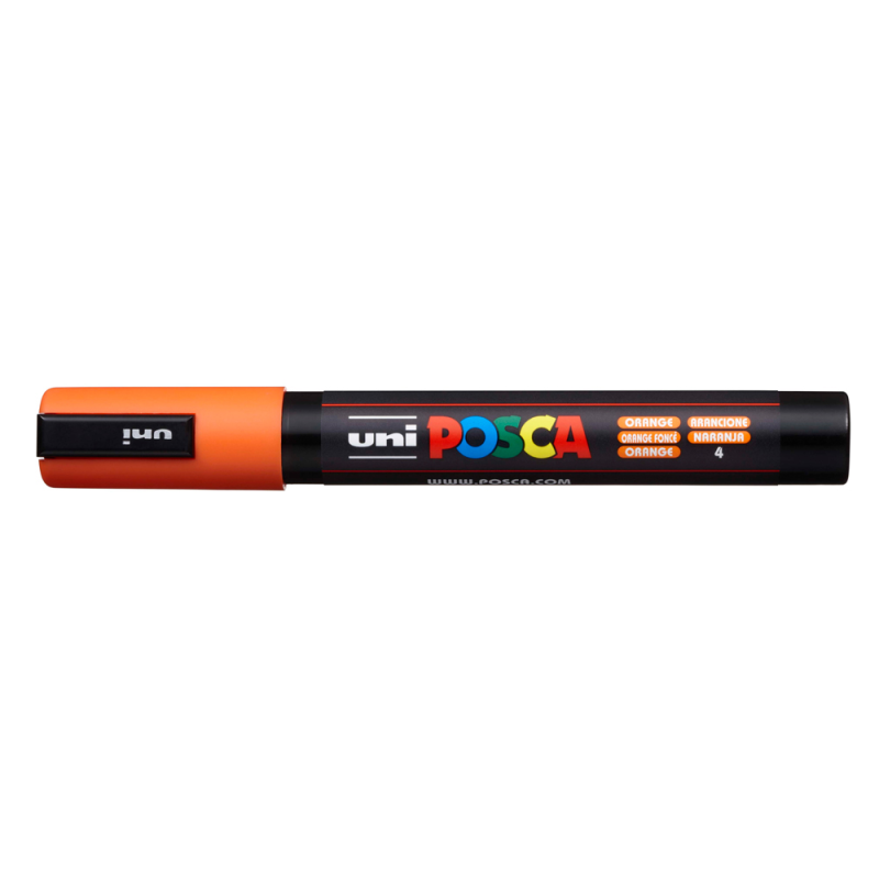Rotulador uni posca pc-5m naranja