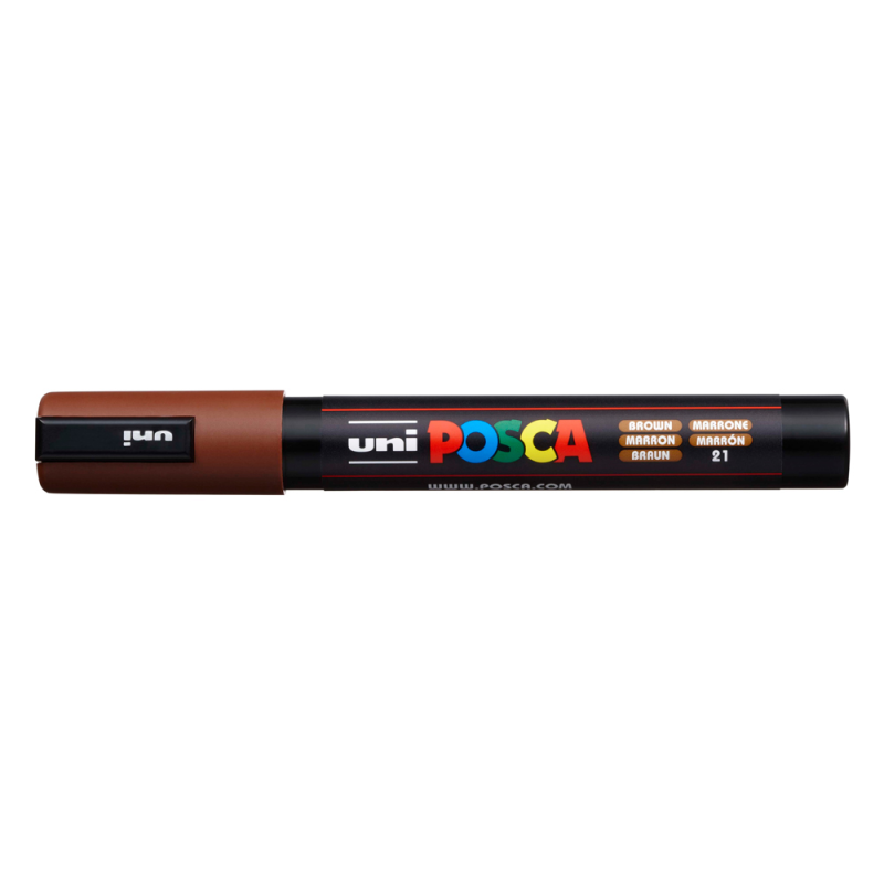 Rotulador uni posca pc-5m marron