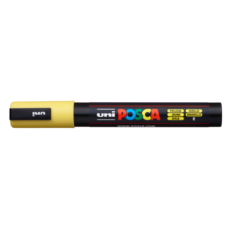 Rotulador uni posca pc-5m amarillo