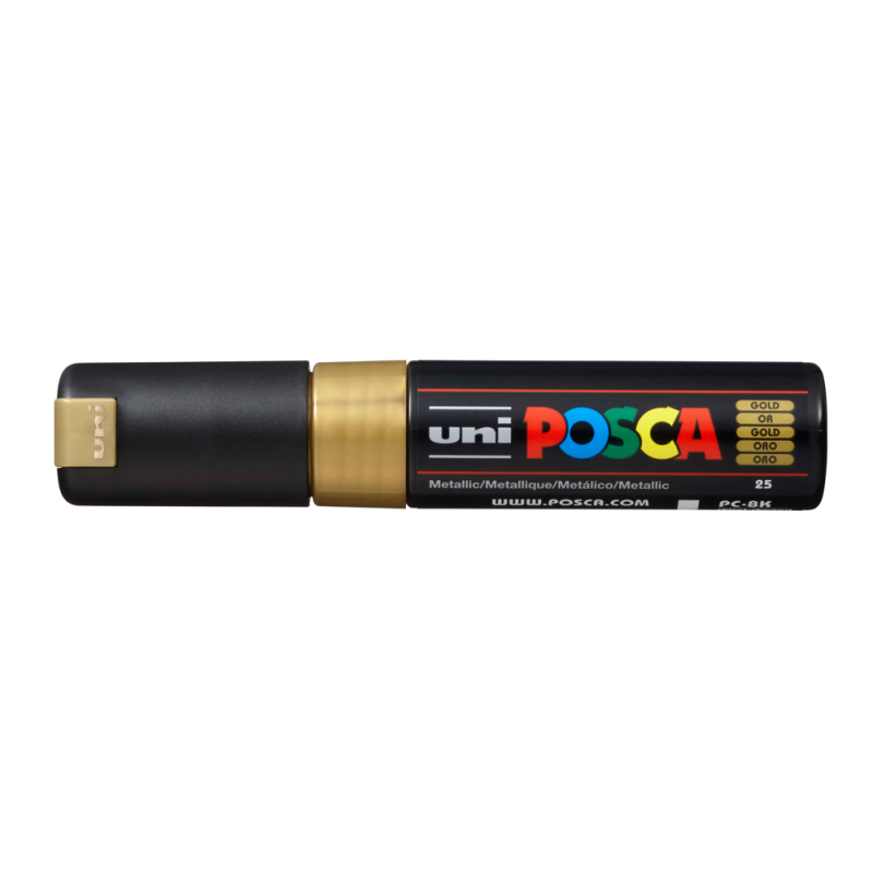 Rotulador uni posca pc-8k oro metalico