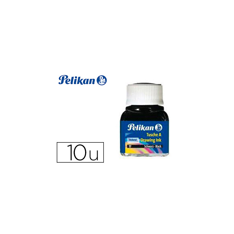 Tinta china pelikan colores surtidos bote 10 ml