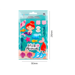 Pegatinas imaginovo sirenas magic dreams con relieve 210x130 mm en blister
