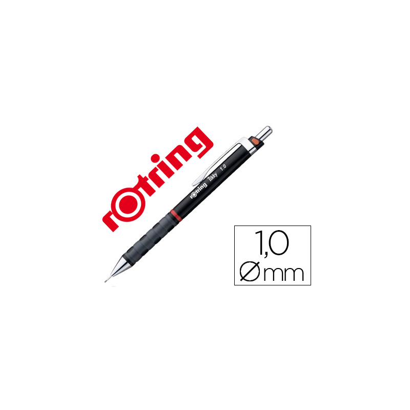 Portaminas rotring tikky 1 mm negro