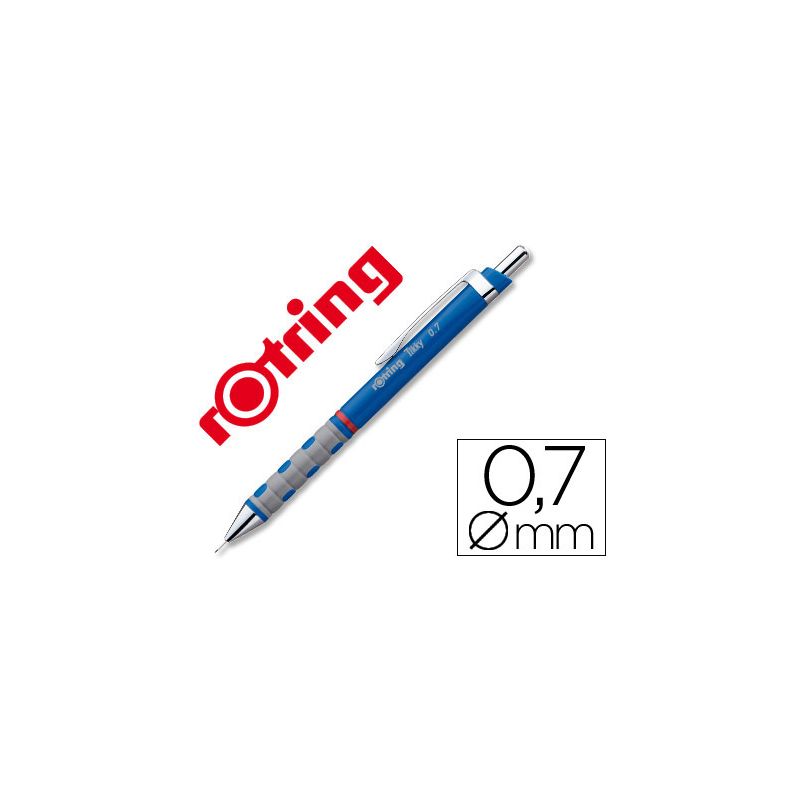 Portaminas rotring tikky 0,7 mm azul