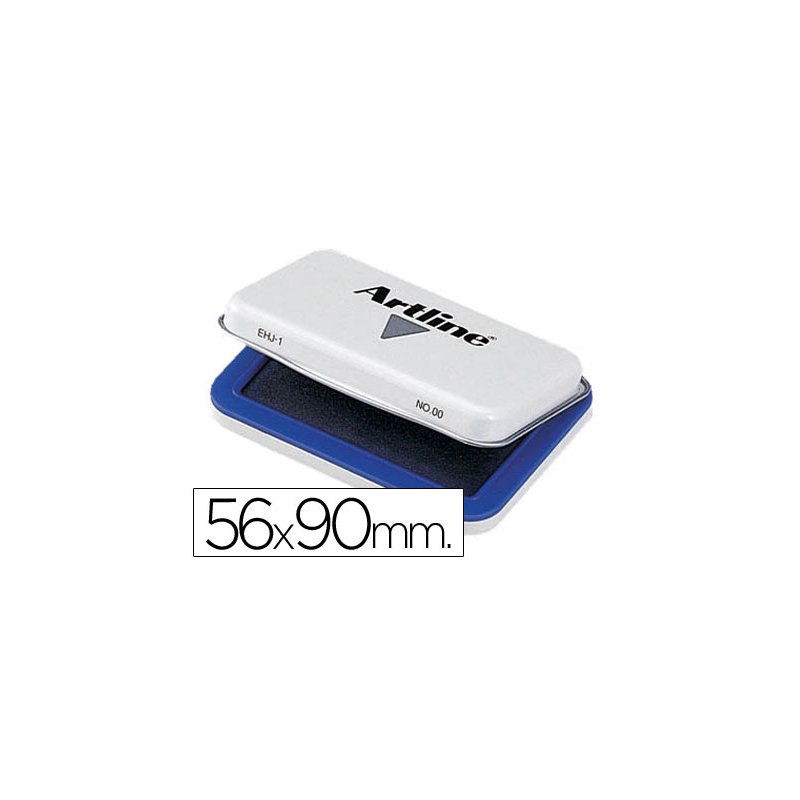 Tampon artline nº0 azul 56x90 mm
