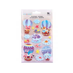 Pegatinas imaginovo globo magic dreams con relieve 210x130 mm en blister