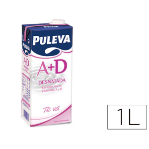 Leche puleva desnatada brik...