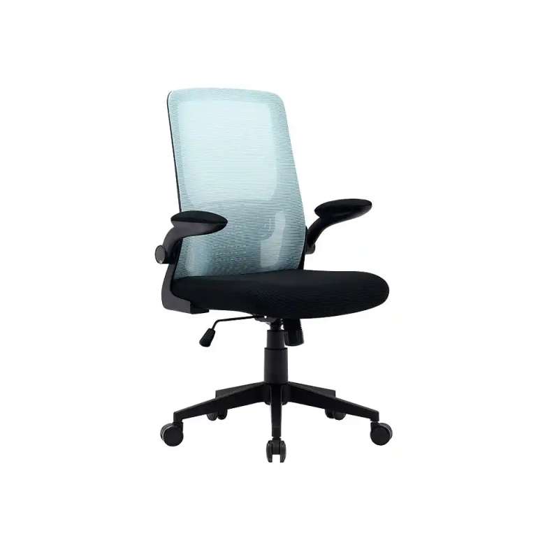 Silla q-connect oficina alba malla base metalica alt max 1110 anc 610 prof 580 ruedas premium color negro azul