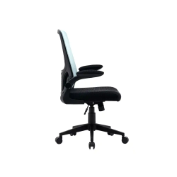 Silla q-connect oficina alba malla base metalica alt max 1110 anc 610 prof 580 ruedas premium color negro azul
