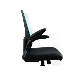 Silla q-connect oficina alba malla base metalica alt max 1110 anc 610 prof 580 ruedas premium color negro azul