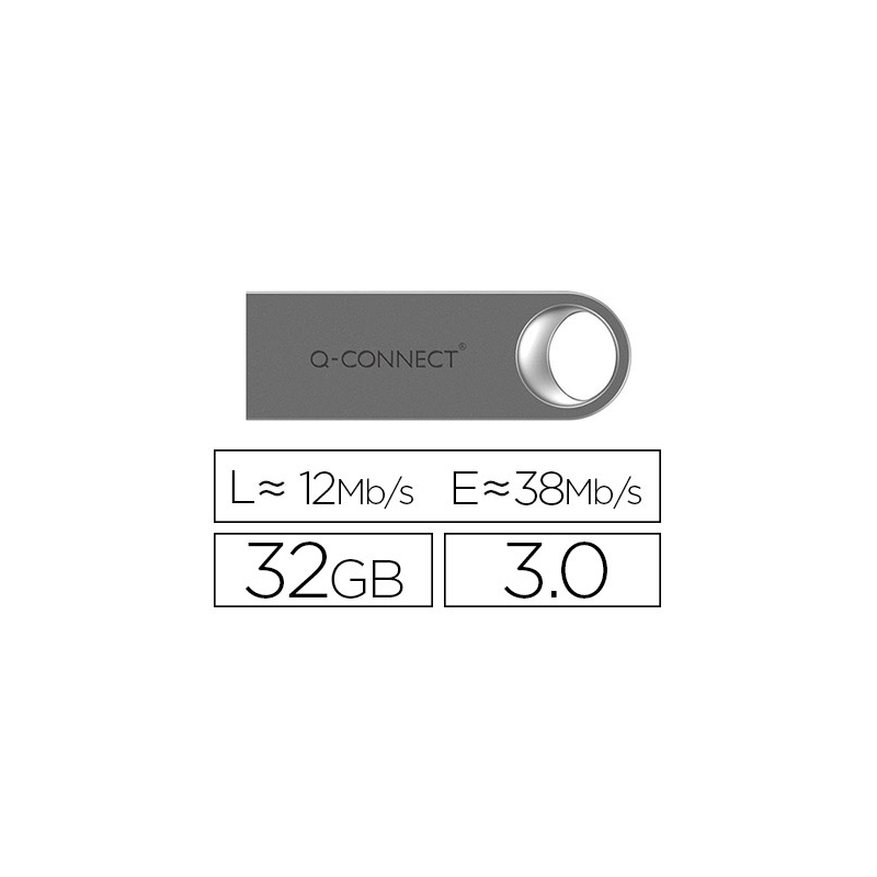 Memoria usb q-connect flash premium 32 gb 3.0